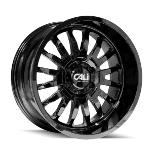 Cali Off-Road – SUMMIT – Black – 20″x10″ -25mm – All weather Wheels – 9110-2183GBN